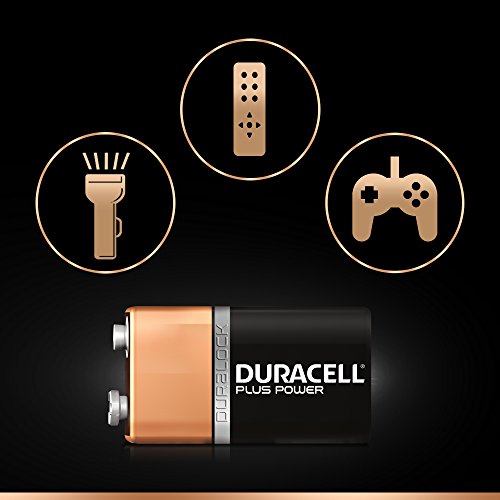 Duracell MN1604 Plus Power 9v Batteries, 2 Batteries – Stabeto